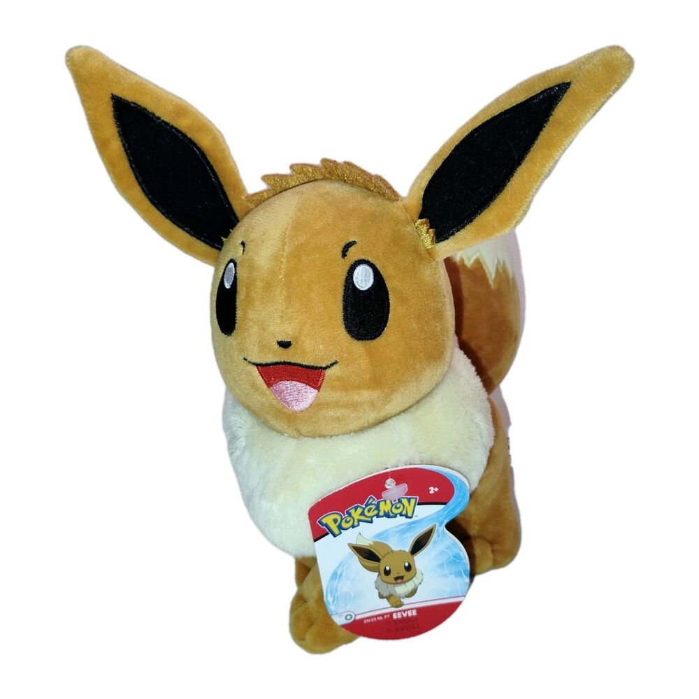 Pokémon Smiling Eevee 8" Stuffed Plushie Toy by WCT Wicked Cool Toys